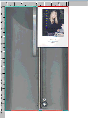 Selecting a Section of the Image to Scan